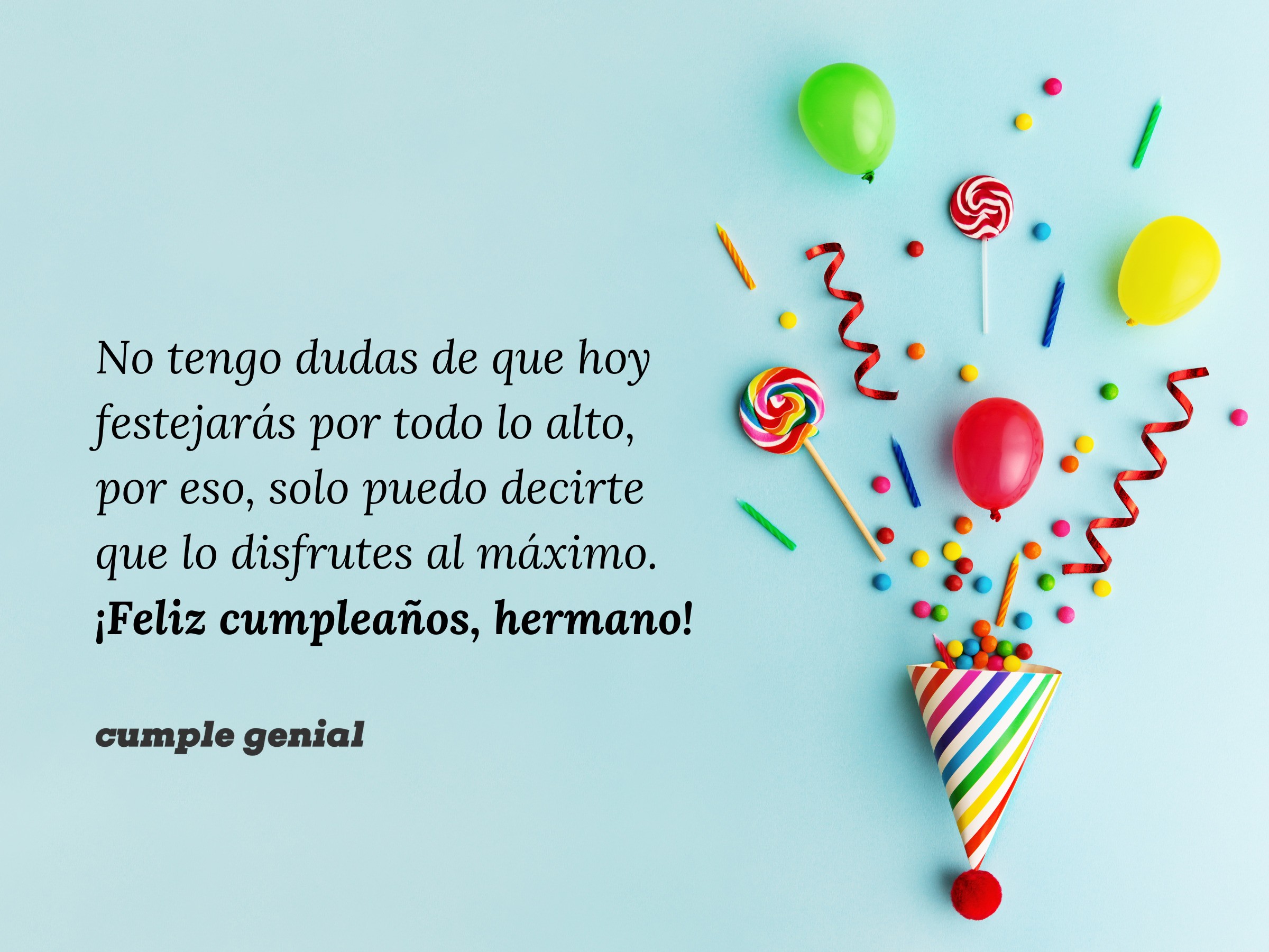 Carta A Un Hermano Por Su Cumpleaños www.cumplegenial.com