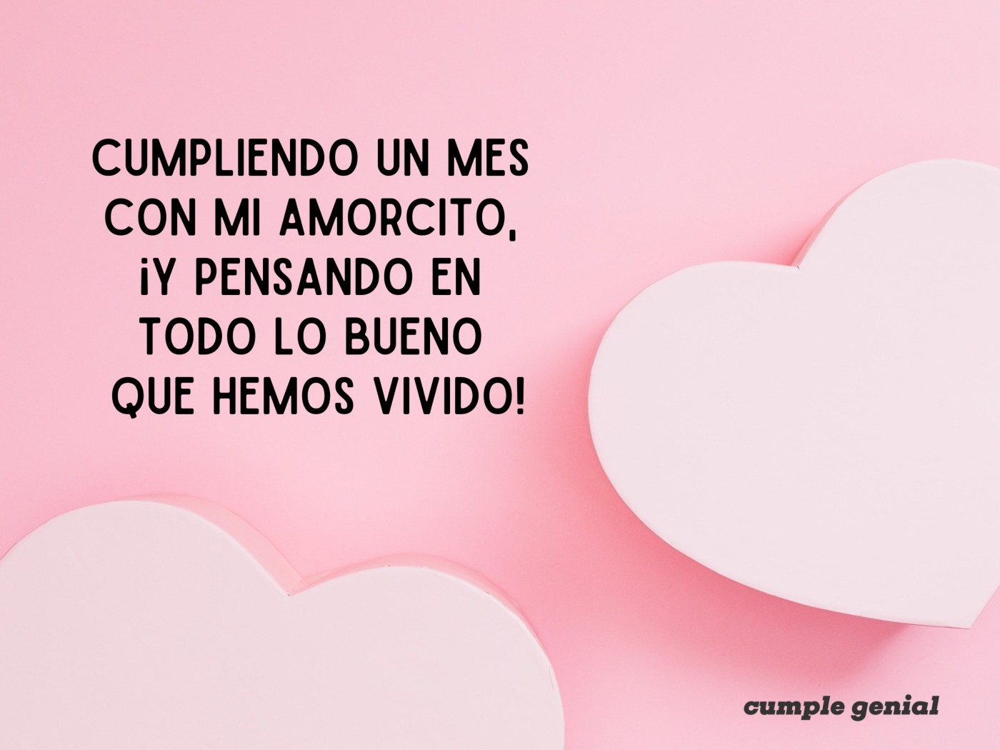 Cuando Se Cumple Un Mes De Novios