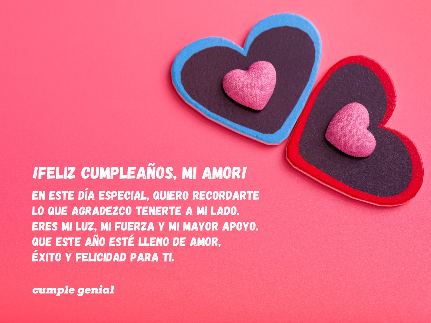 Eres mi luz, mi fuerza y mi mayor apoyo - Cumple Genial, image size:1400x1050