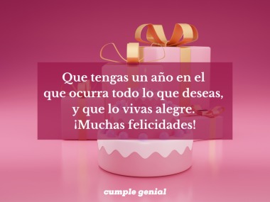 Que tengas un año en el que ocurra